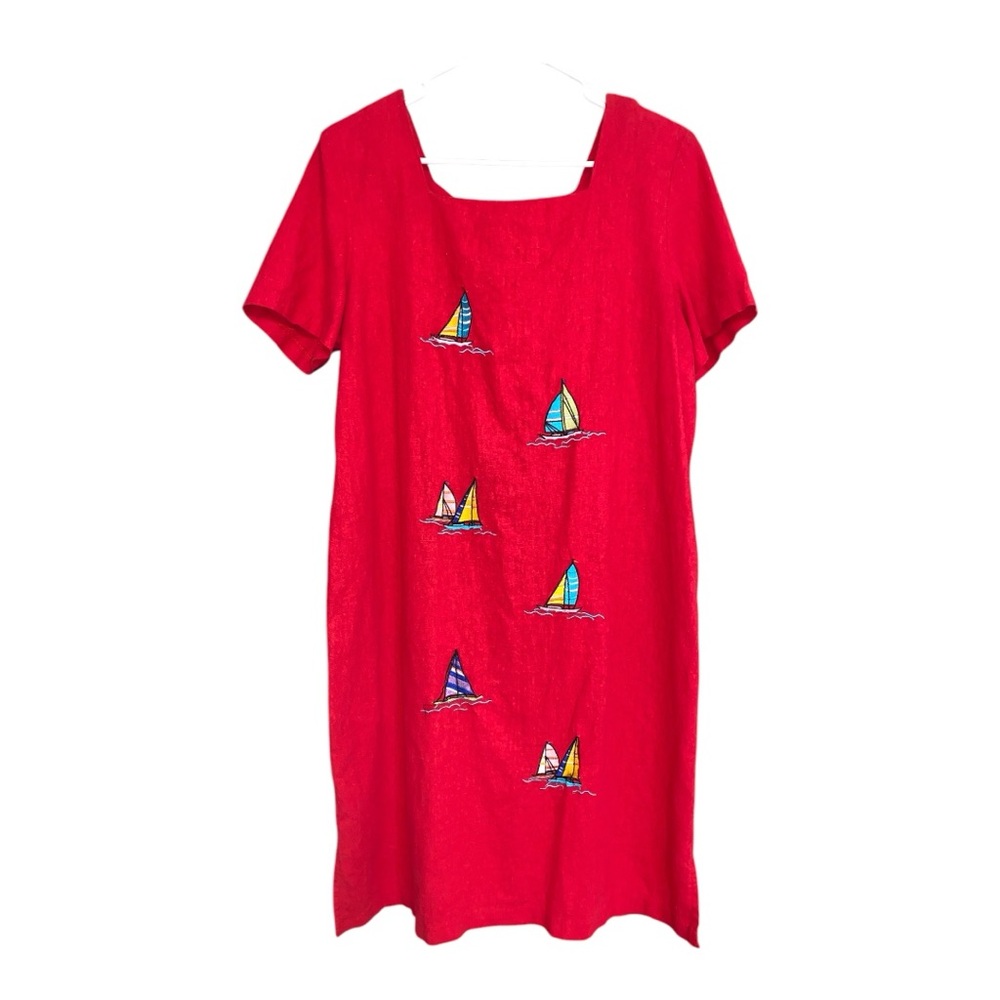 Vintage Square Neck Dress